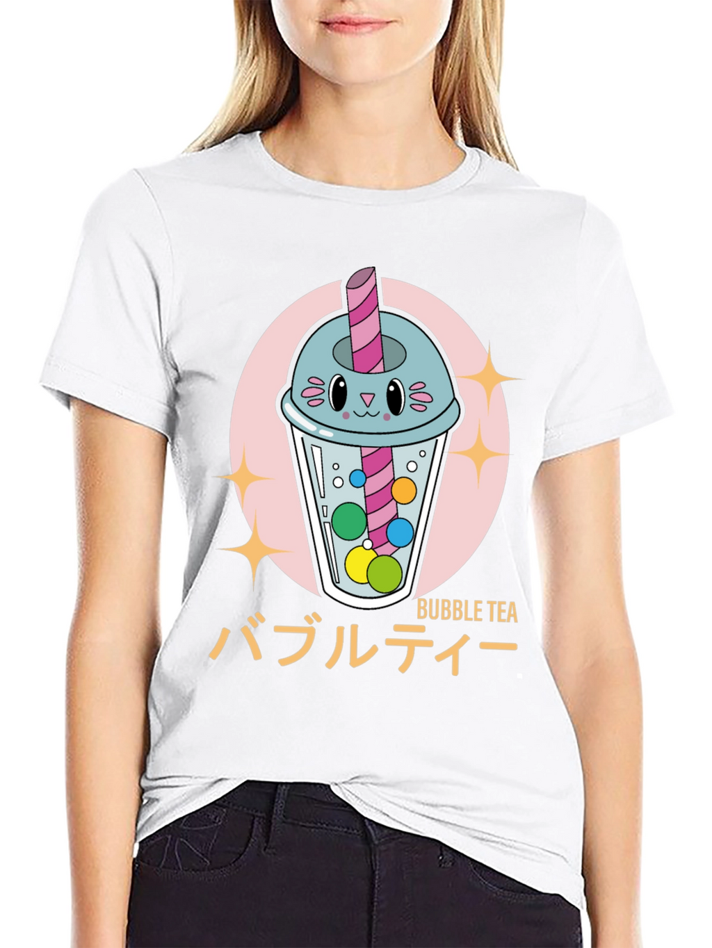 Kawaii Bubble Tea Graphic Tee