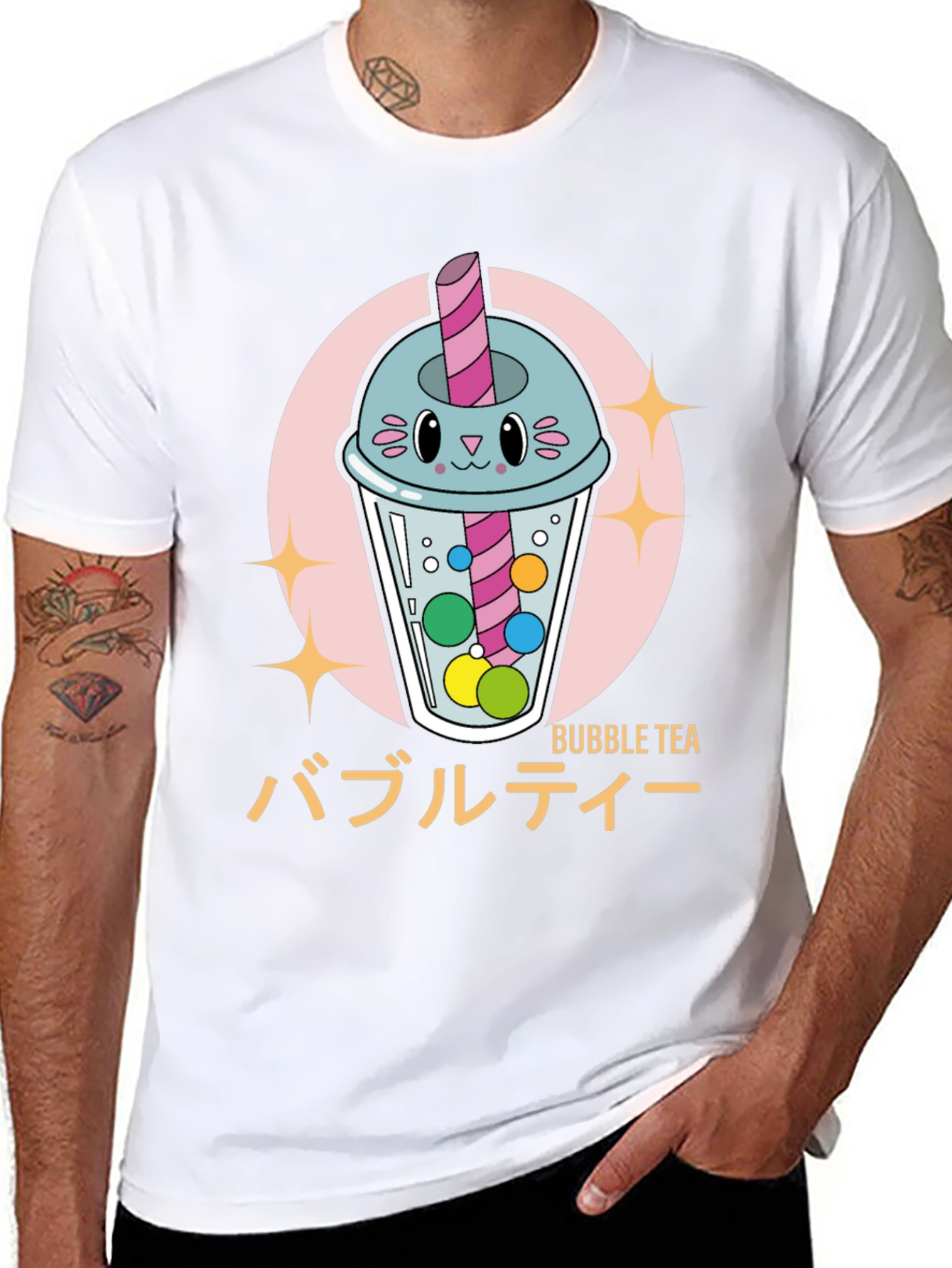 Kawaii Bubble Tea Graphic Tee