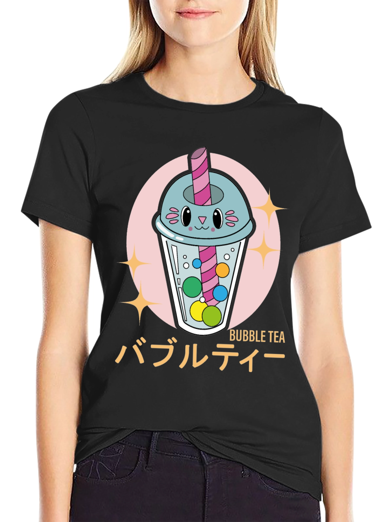 Kawaii Bubble Tea Graphic Tee