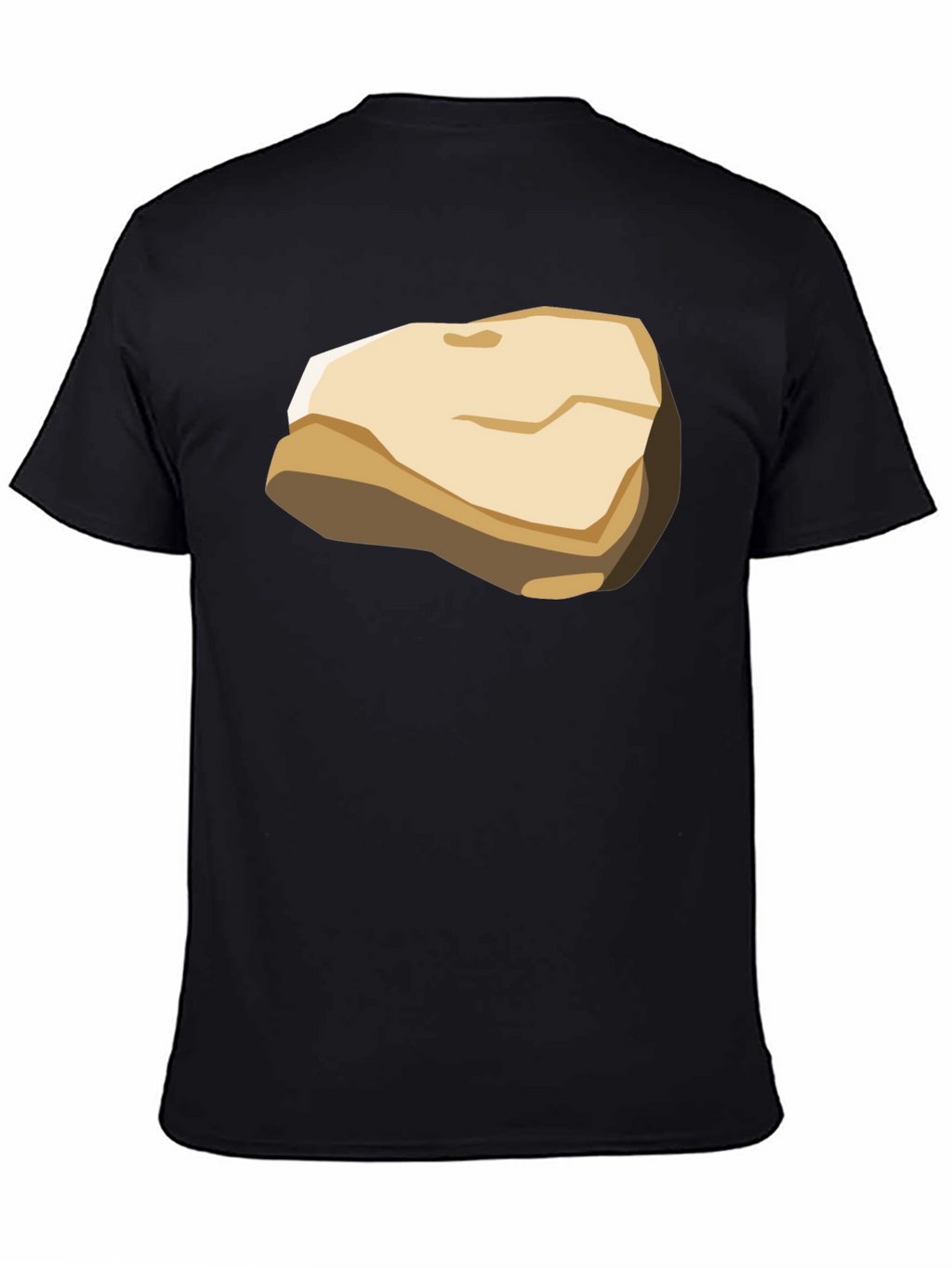 Cartoon Rock Graphic T-Shirt