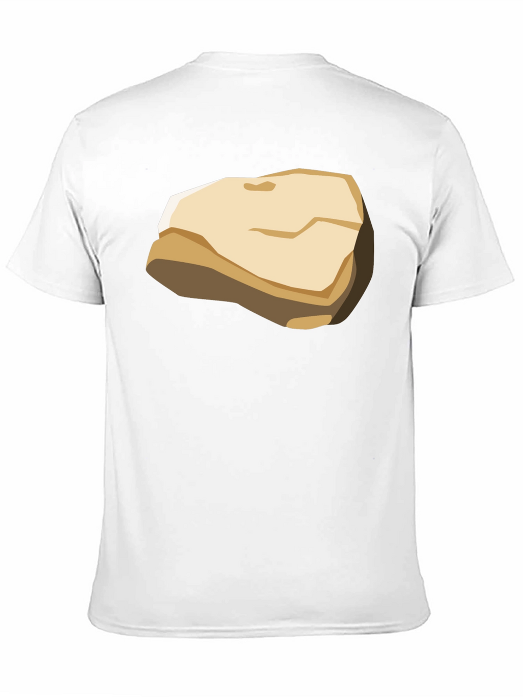 Cartoon Rock Graphic T-Shirt