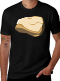 Cartoon Rock Graphic T-Shirt