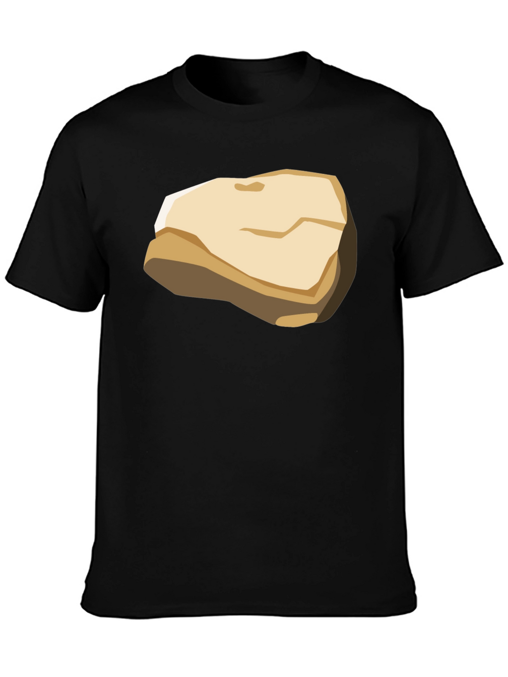 Cartoon Rock Graphic T-Shirt