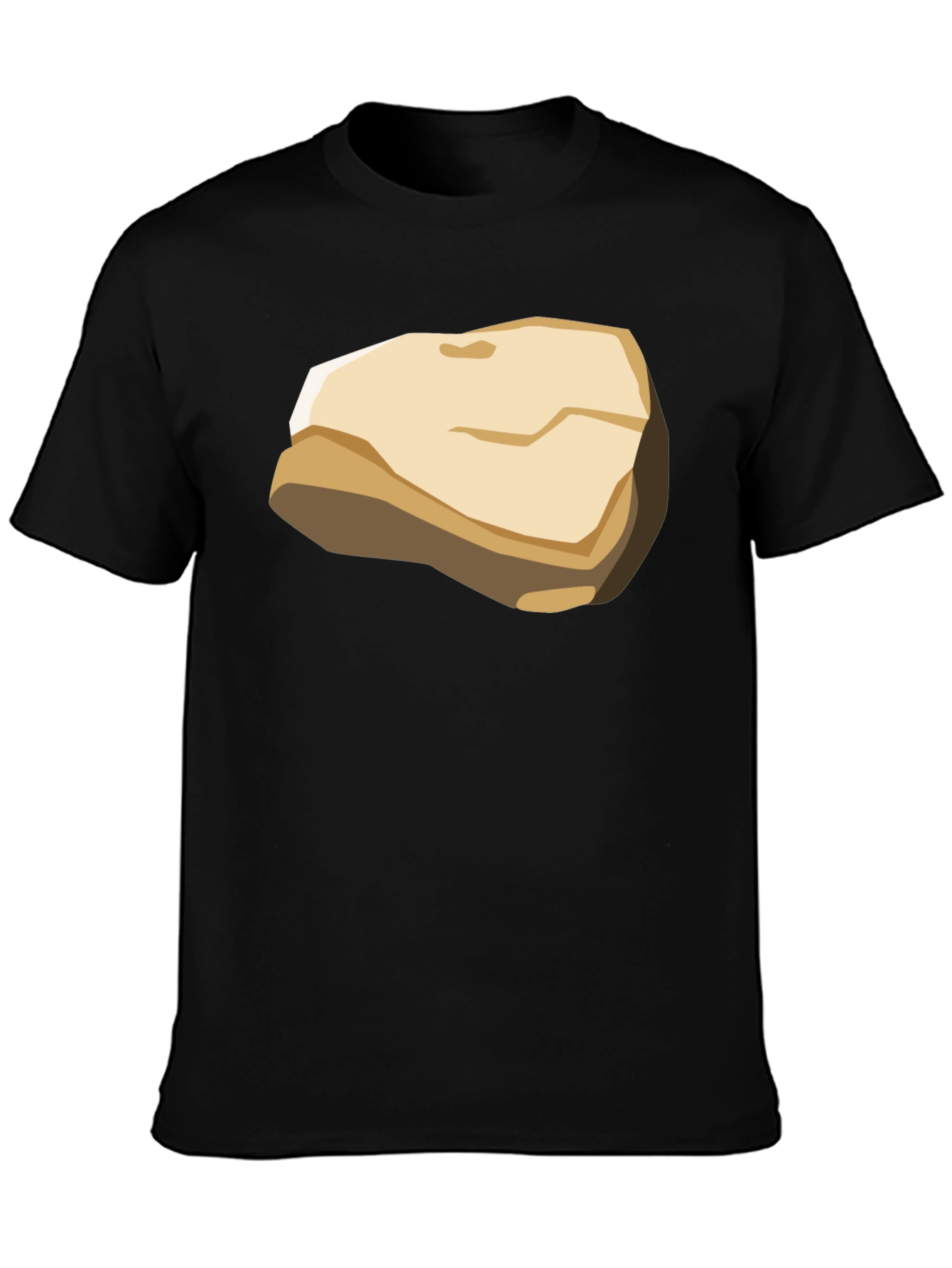 Cartoon Rock Graphic T-Shirt