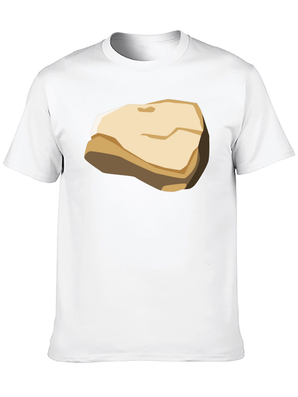 Cartoon Rock Graphic T-Shirt
