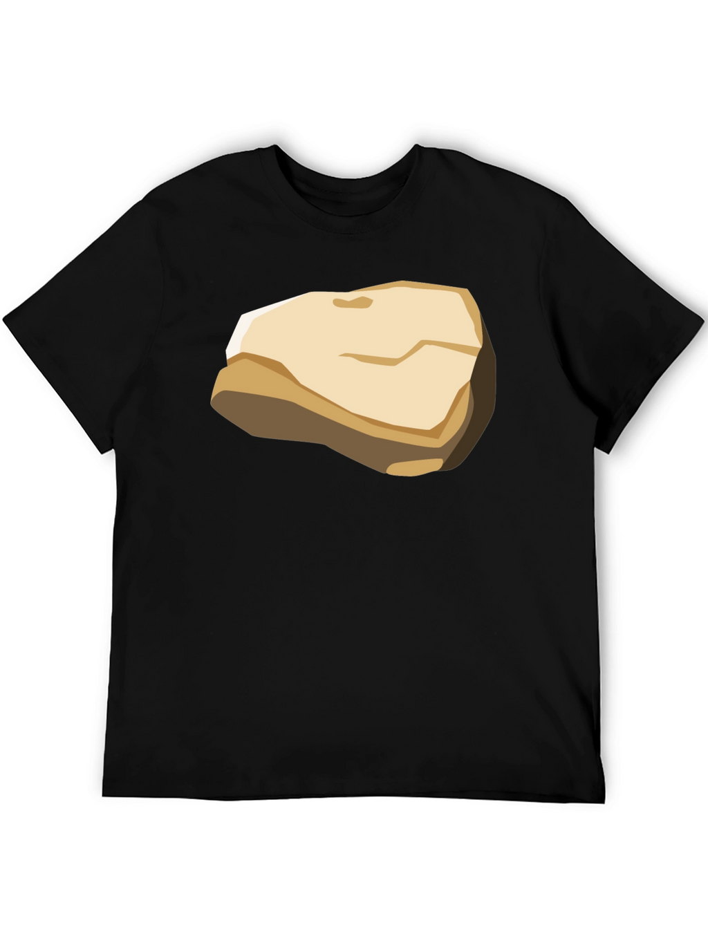 Cartoon Rock Graphic T-Shirt