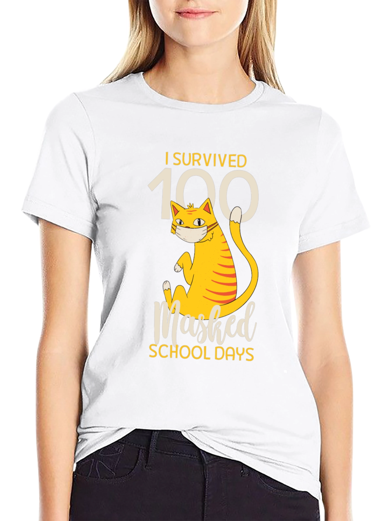 I Survived 100 Masked School Days T-Shirt