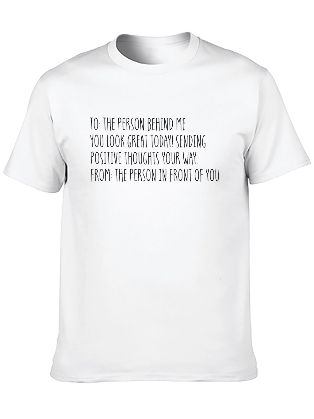 Positive Vibes Graphic T-Shirt - Black