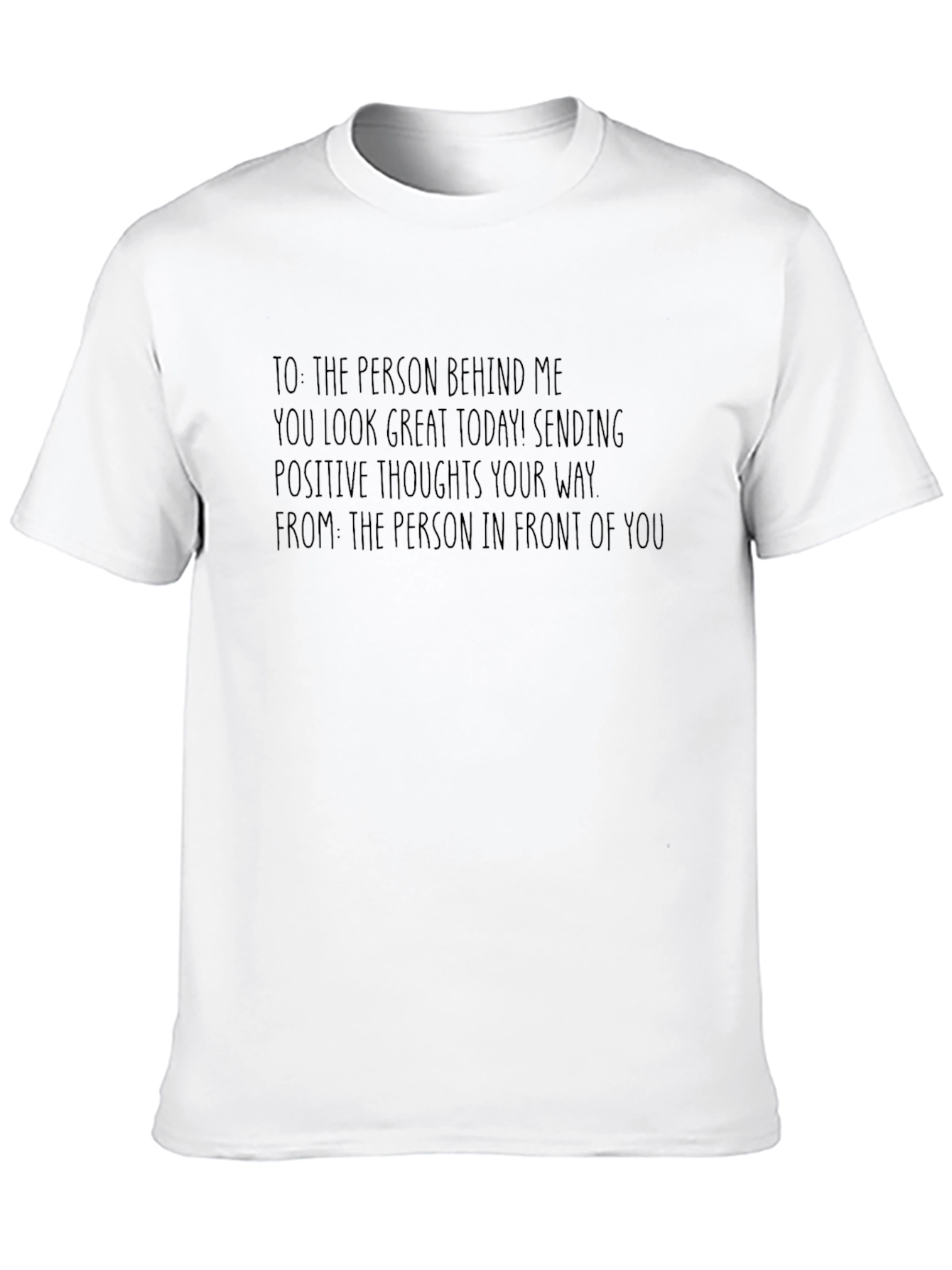 Positive Vibes Graphic T-Shirt - Black