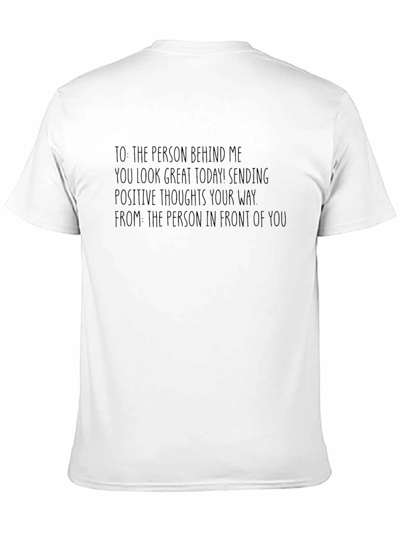 Positive Vibes Graphic T-Shirt - Black