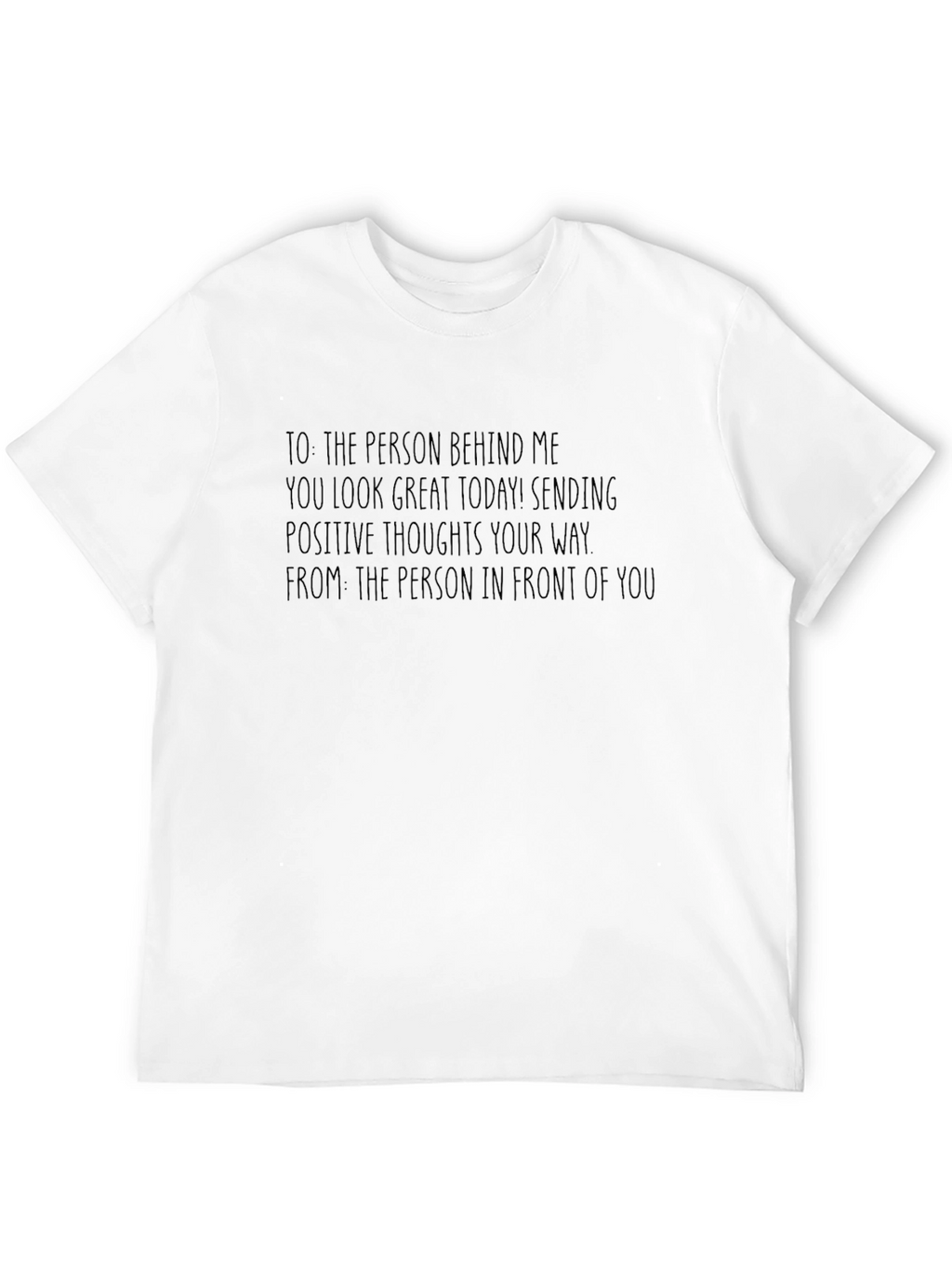 Positive Vibes Graphic T-Shirt - Black