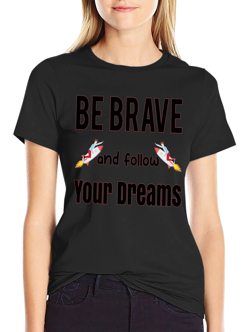 Be Brave T-Shirt - Motivational Graphic Tee
