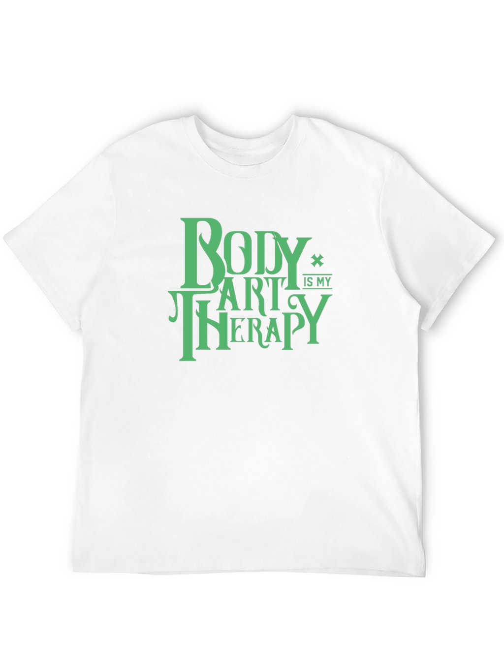 Body Art Therapy T-Shirt - Black Cotton Graphic Tee