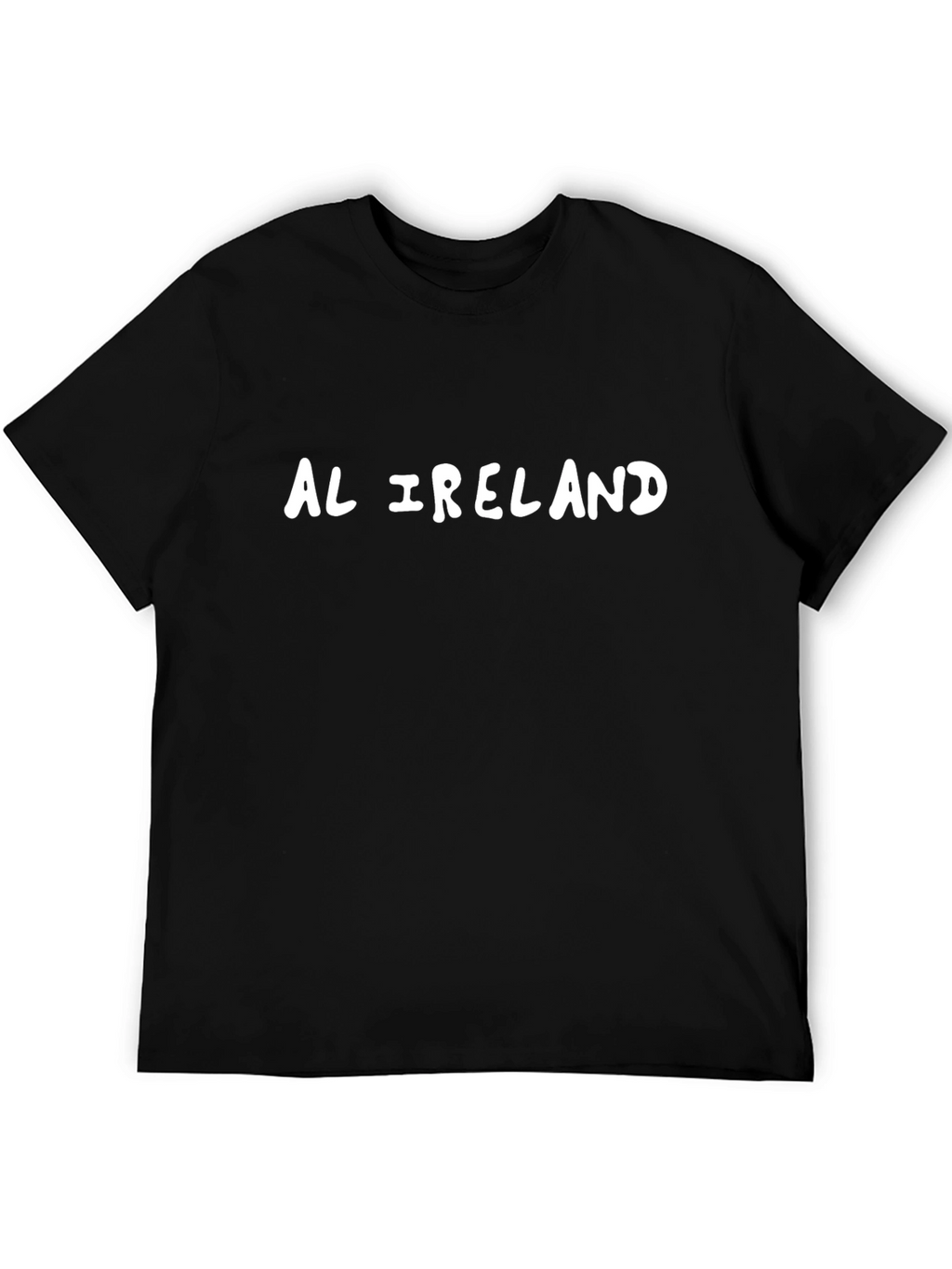 Al Ireland Black Cotton T-Shirt - Casual Wear