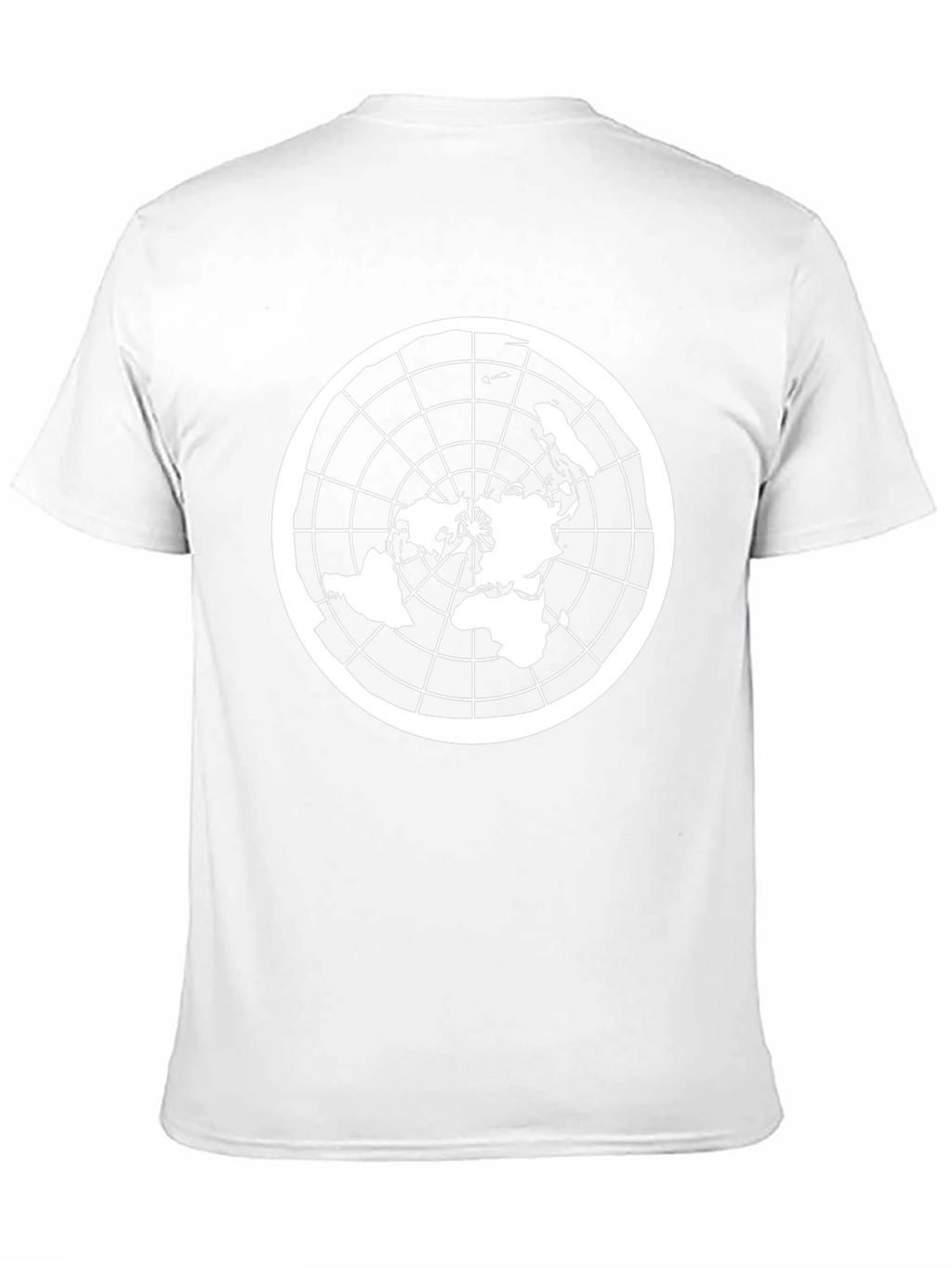 Flat Earth Map T-Shirt - Conspiracy Theory Design
