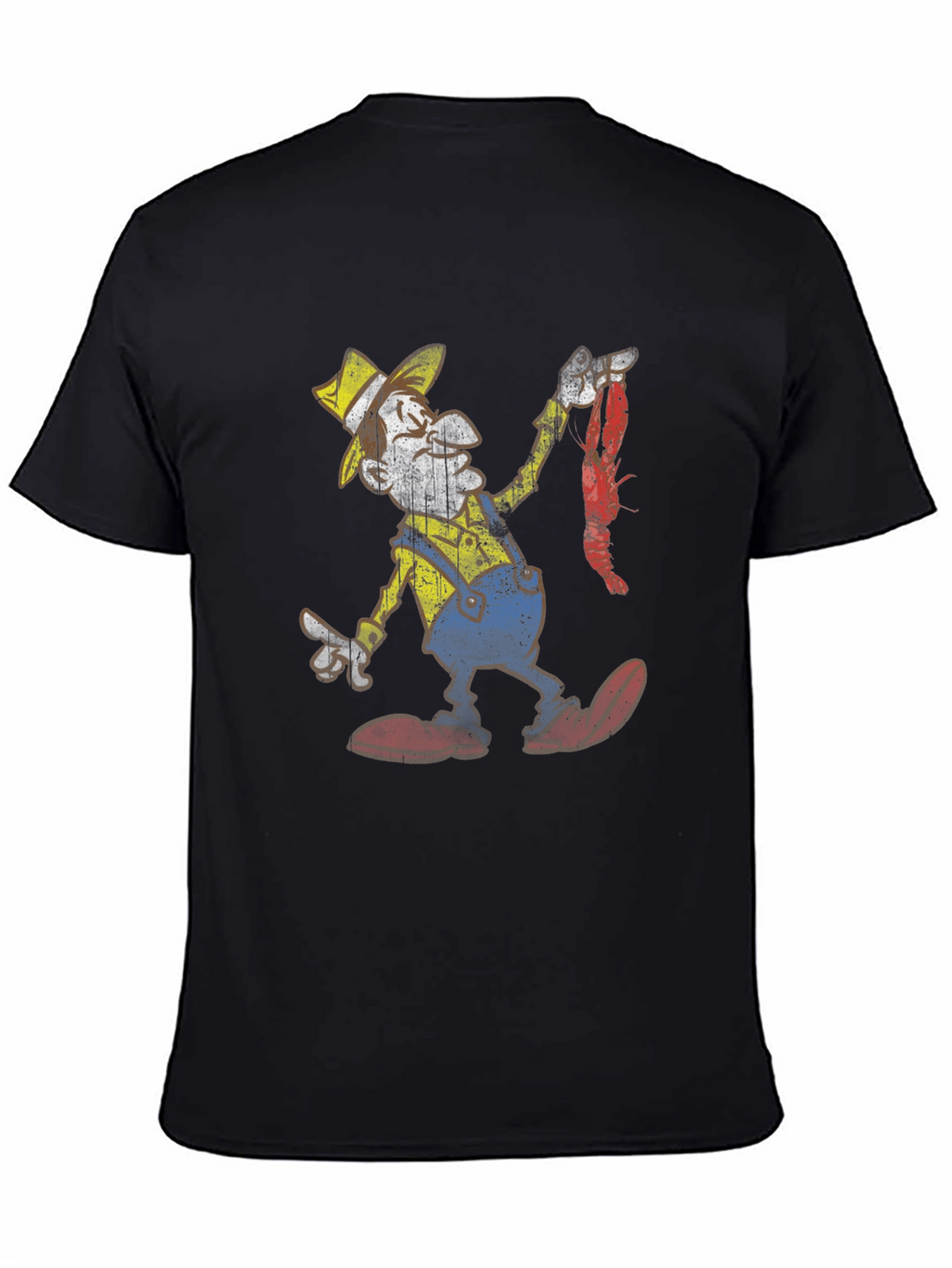 Cajun Cartoon Graphic Tee -  Crawfish Boil T-Shirt