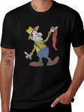 Cajun Cartoon Graphic Tee -  Crawfish Boil T-Shirt