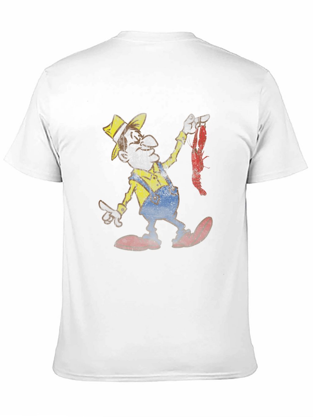 Cajun Cartoon Graphic Tee -  Crawfish Boil T-Shirt