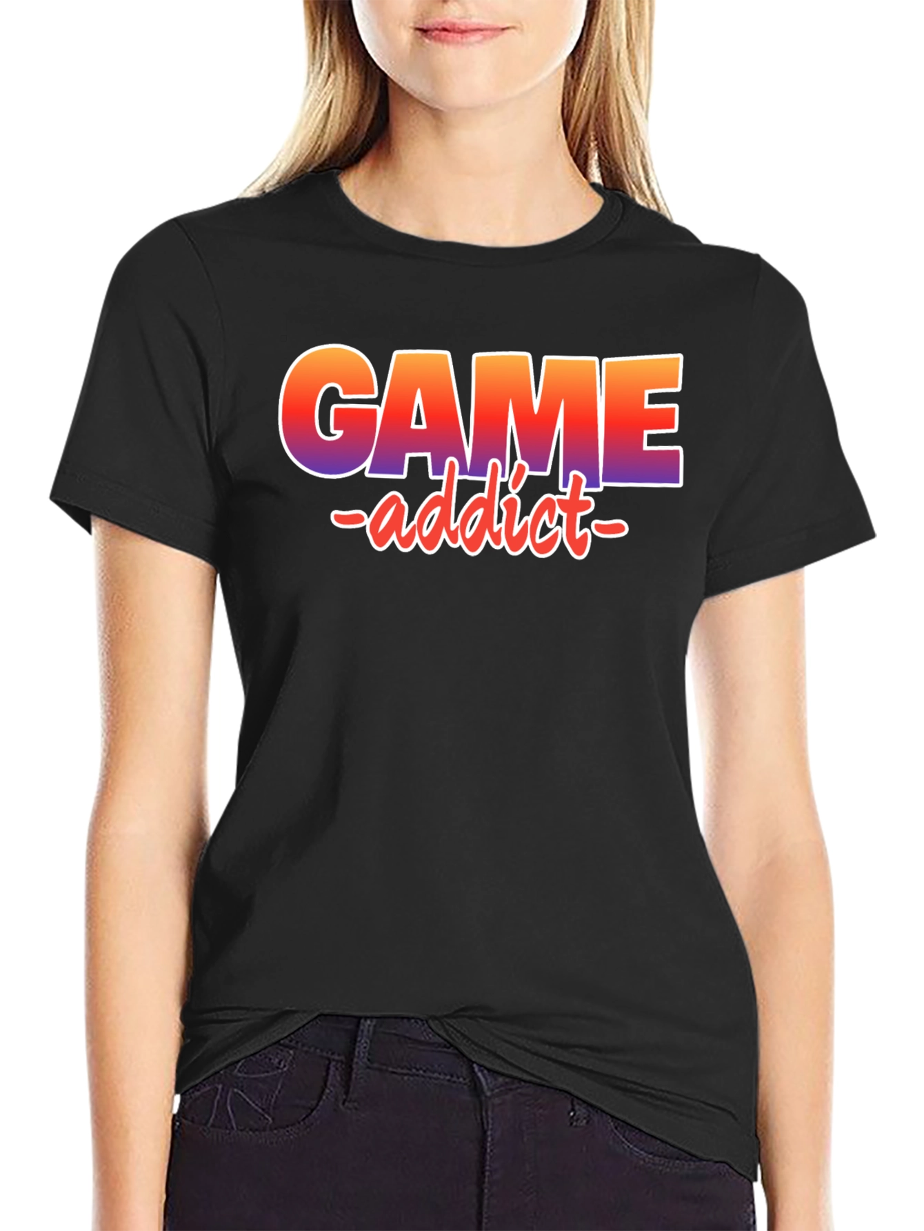 Game Addict Graphic Tee - Gamer T-Shirt