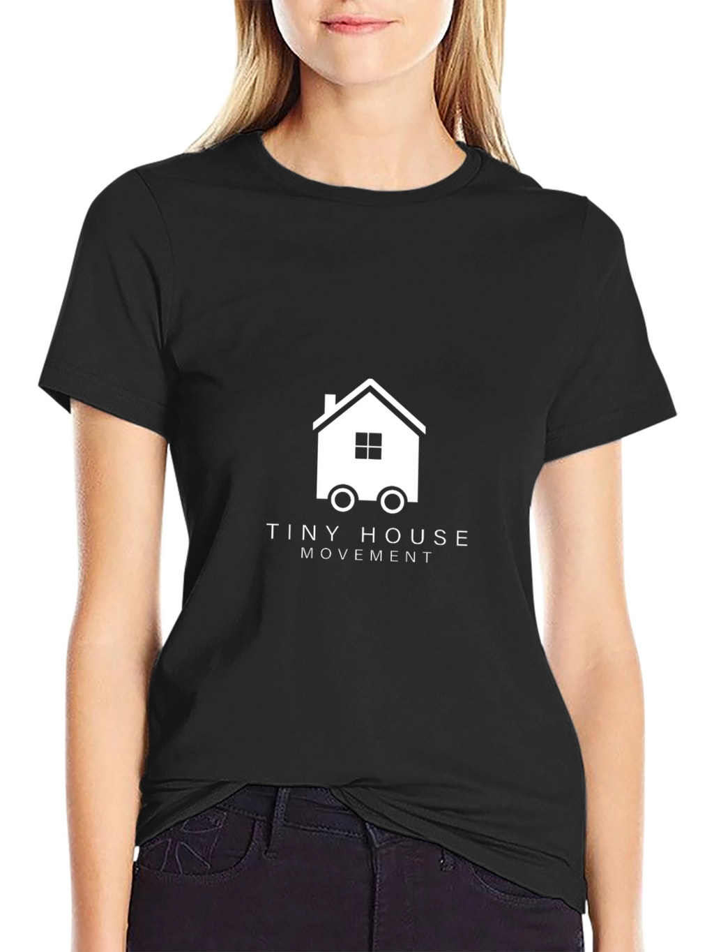 Tiny House Movement Black T-Shirt