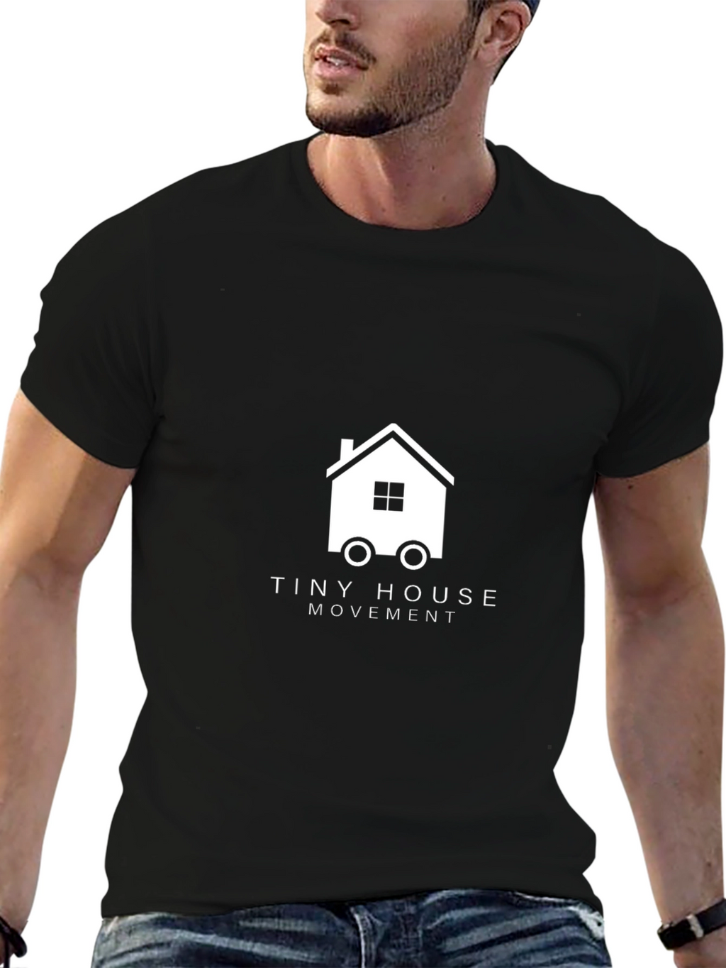 Tiny House Movement Black T-Shirt