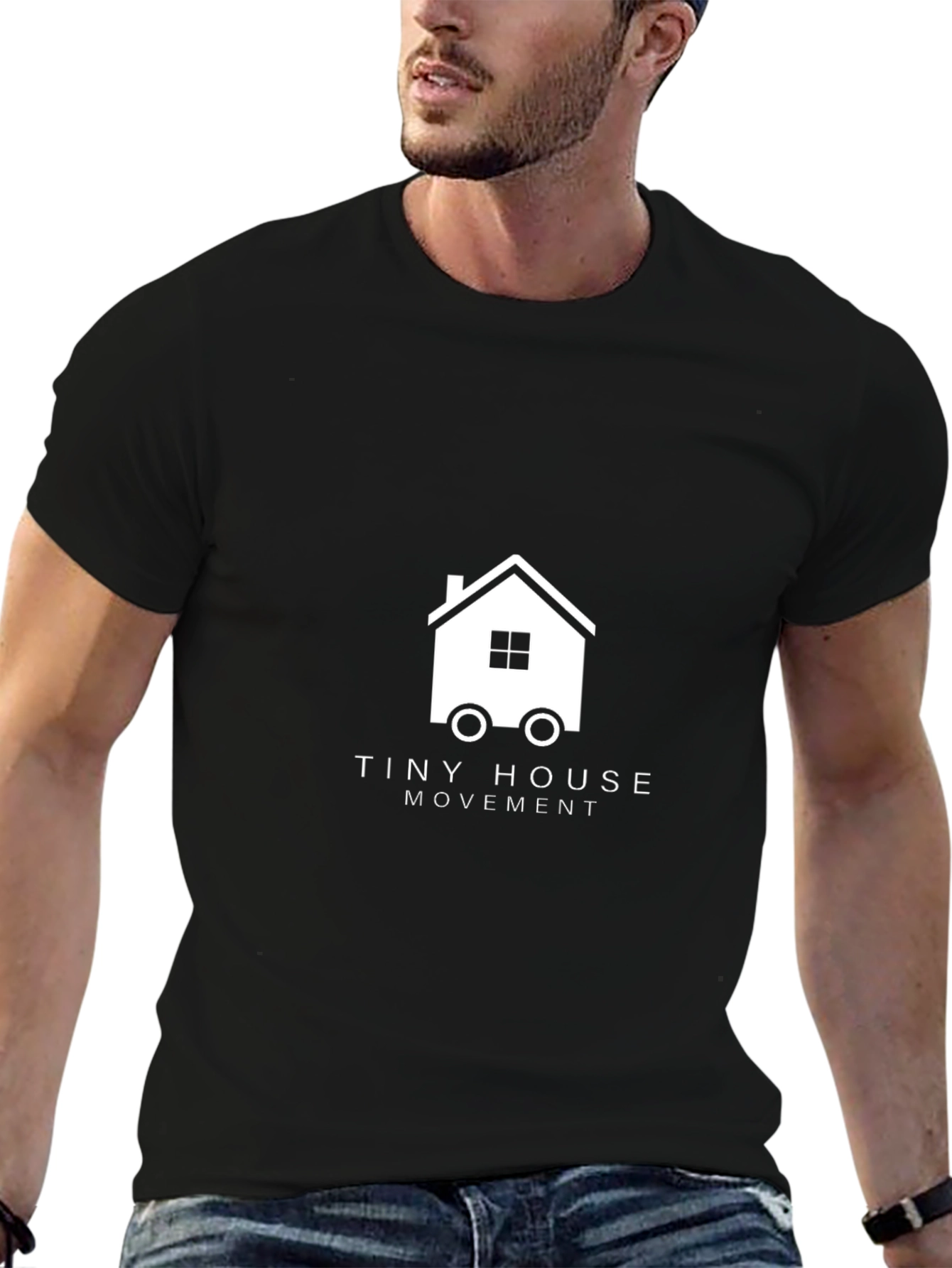 Tiny House Movement Black T-Shirt