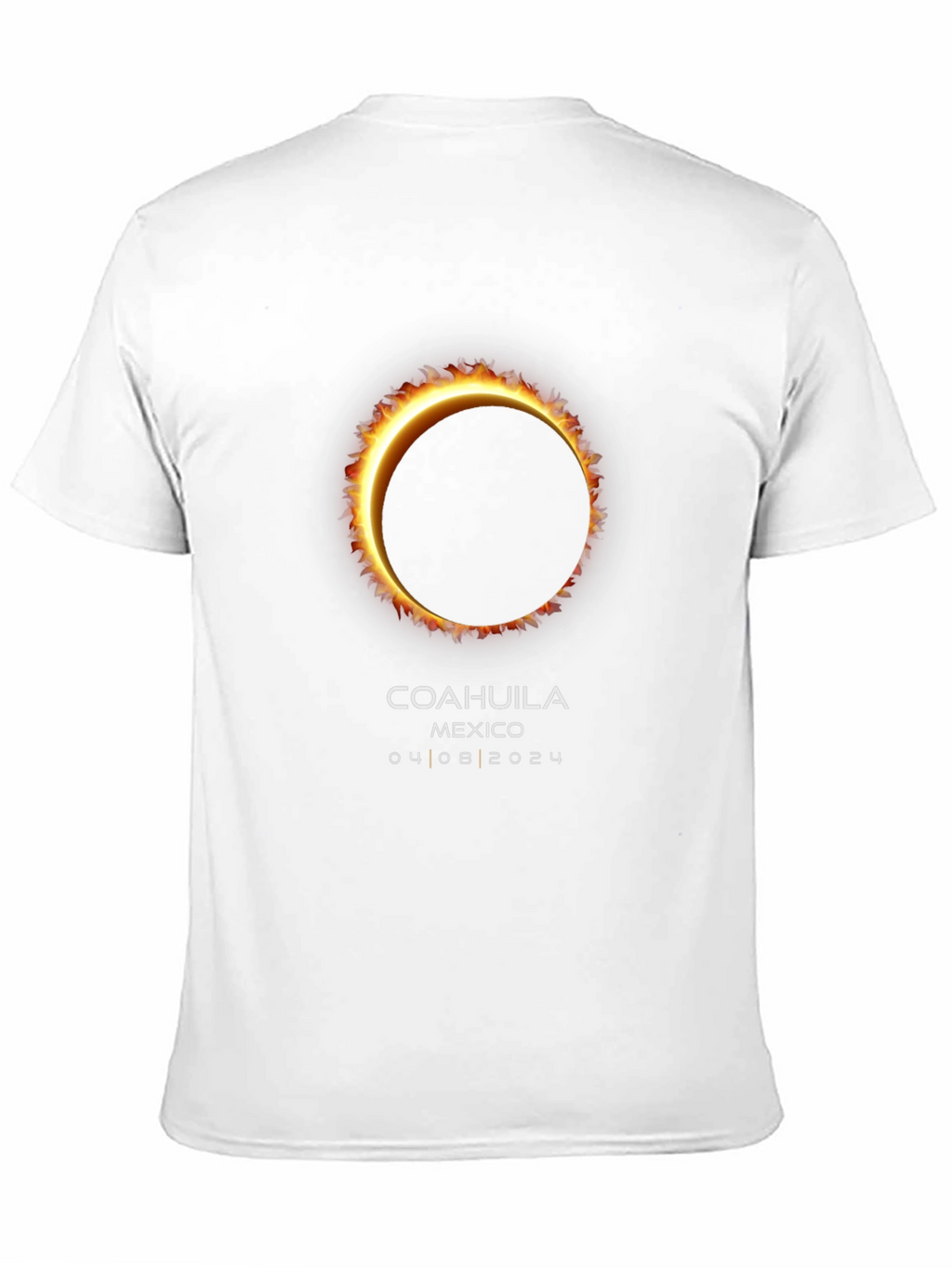 Coahuila Mexico 2024 Solar Eclipse Souvenir T-Shirt