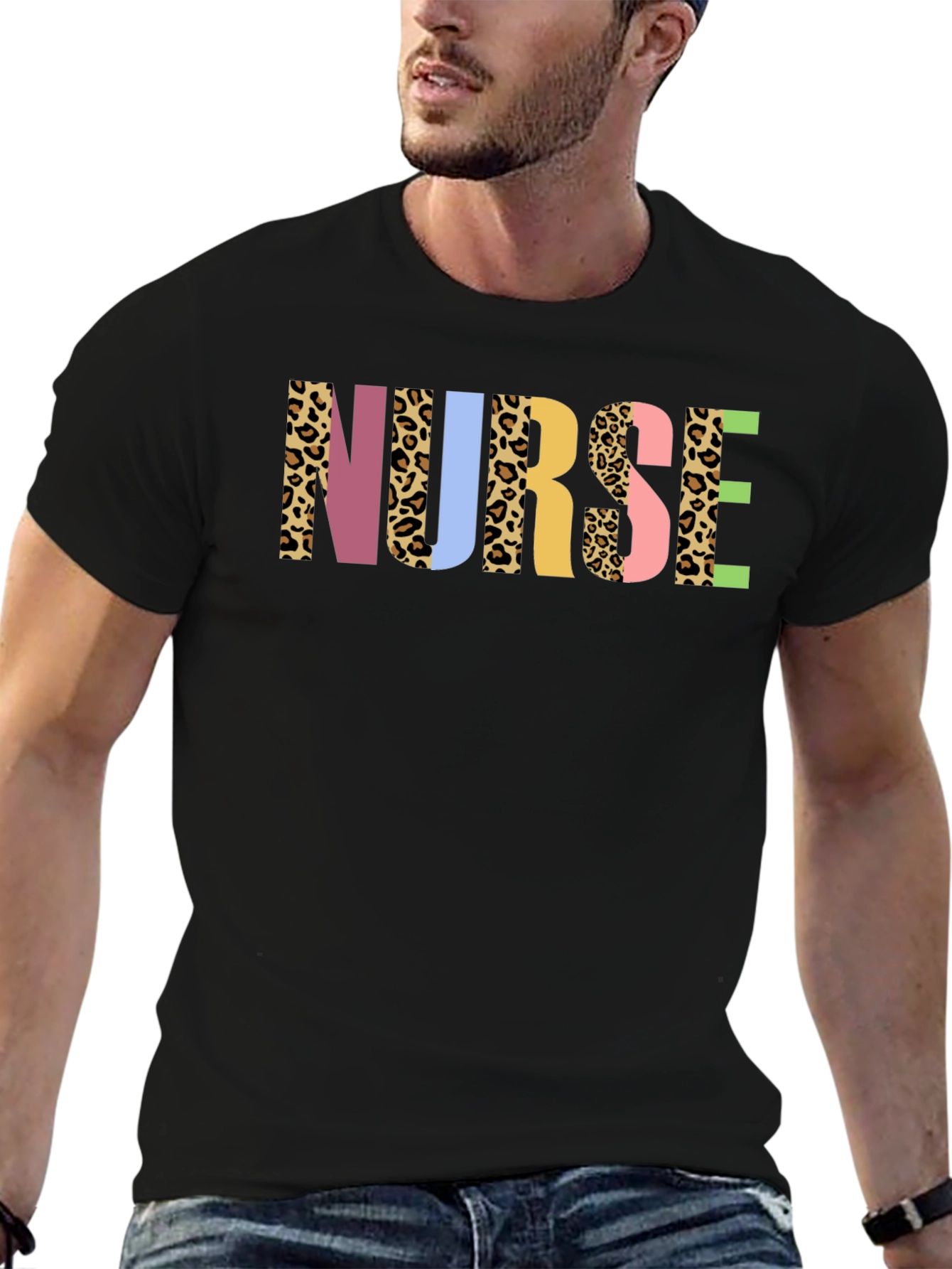 Nurse Leopard Print T-Shirt