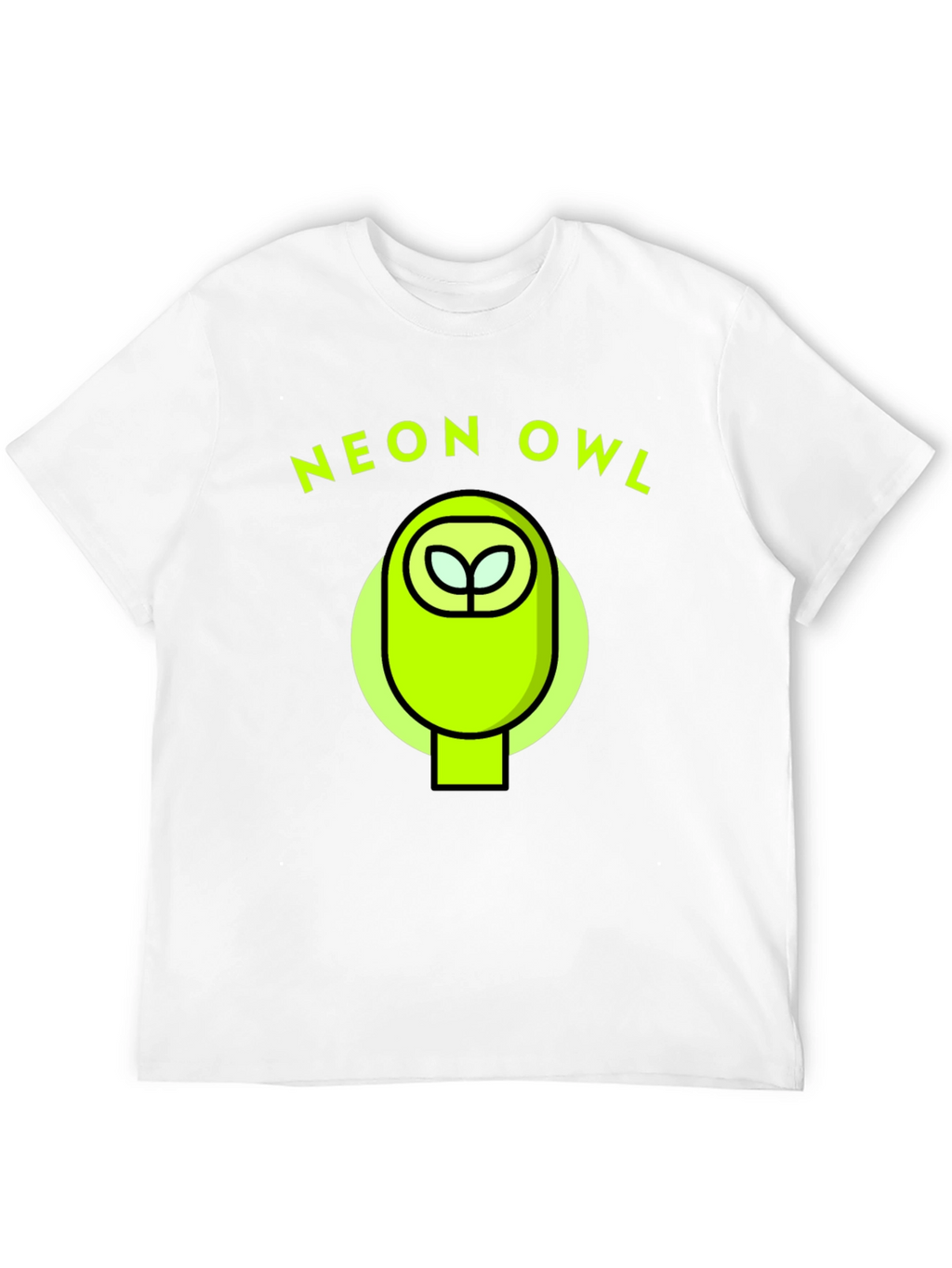 Neon Owl Graphic Tee - Stylish & Unique Design