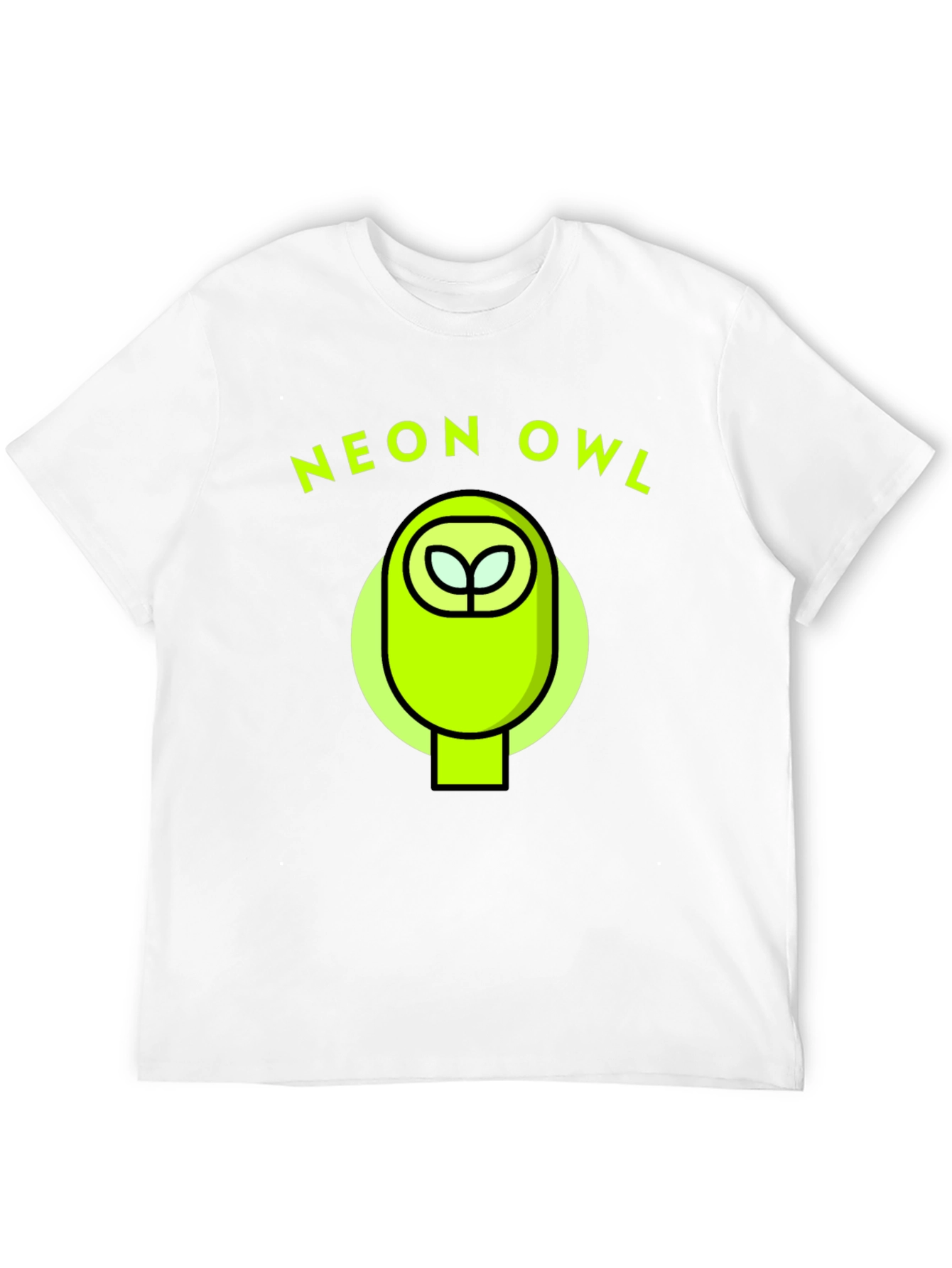 Neon Owl Graphic Tee - Stylish & Unique Design