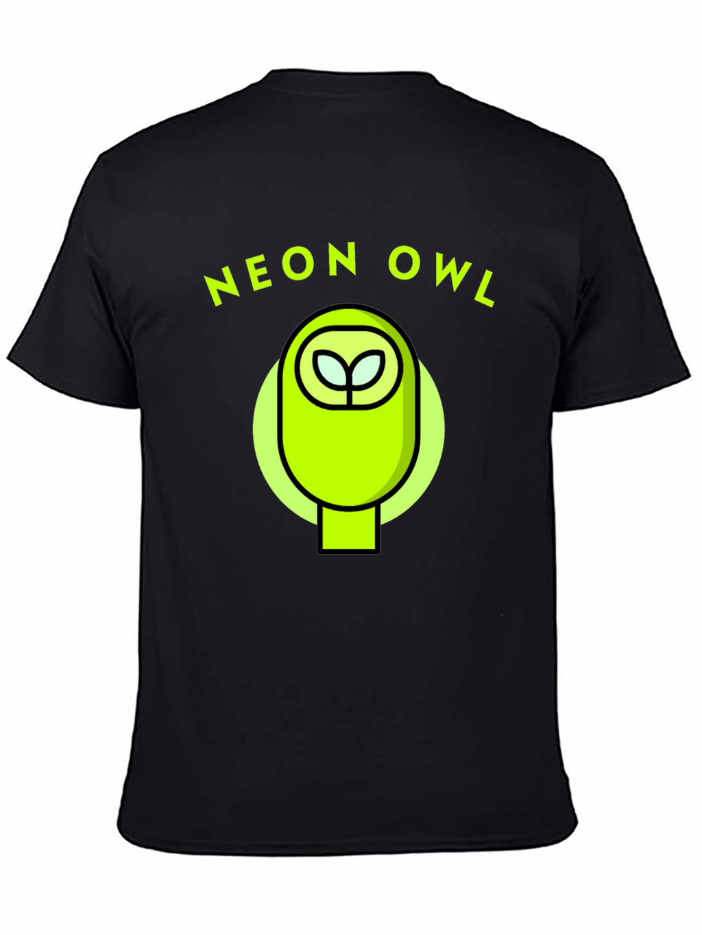 Neon Owl Graphic Tee - Stylish & Unique Design