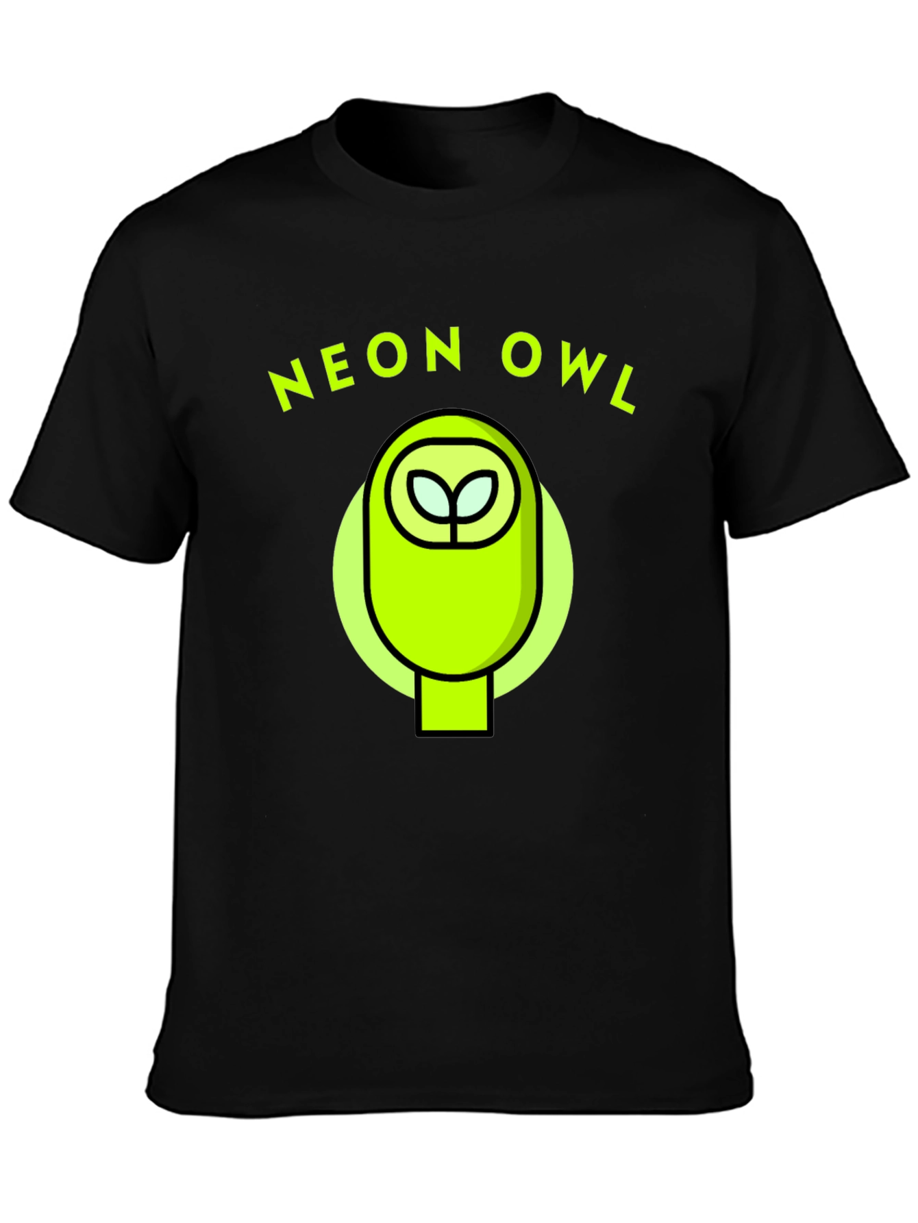 Neon Owl Graphic Tee - Stylish & Unique Design