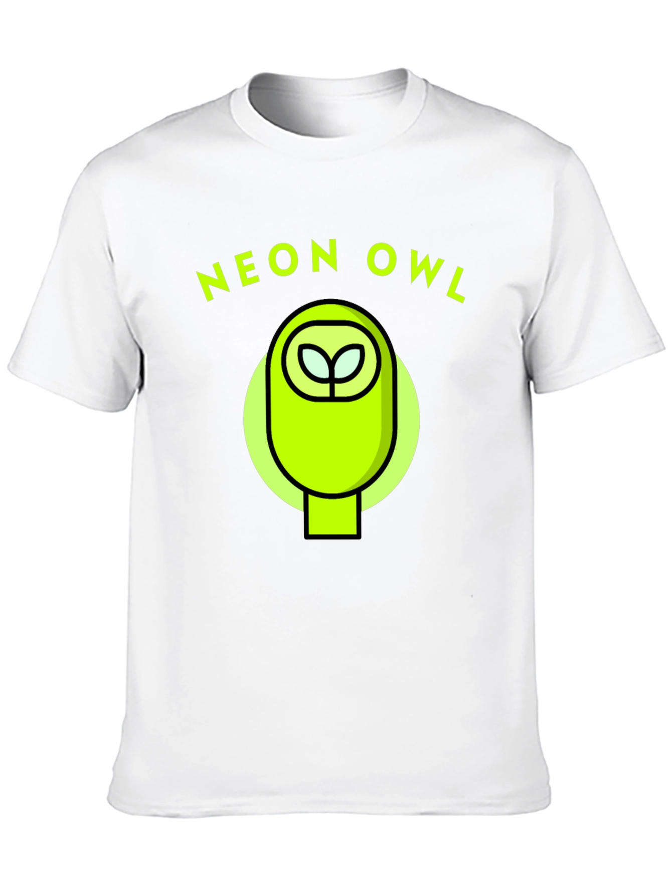 Neon Owl Graphic Tee - Stylish & Unique Design