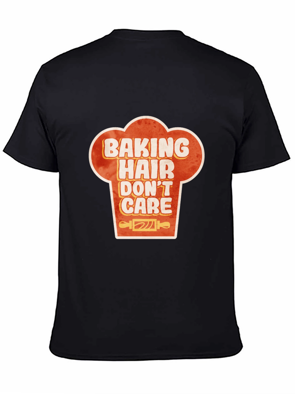 Baking Hair Dont Care Chef Hat Graphic T-Shirt