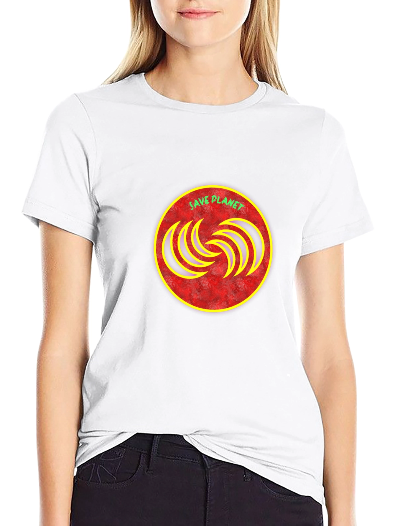 Save Planet Graphic Tee - Stylish Eco-Friendly Design
