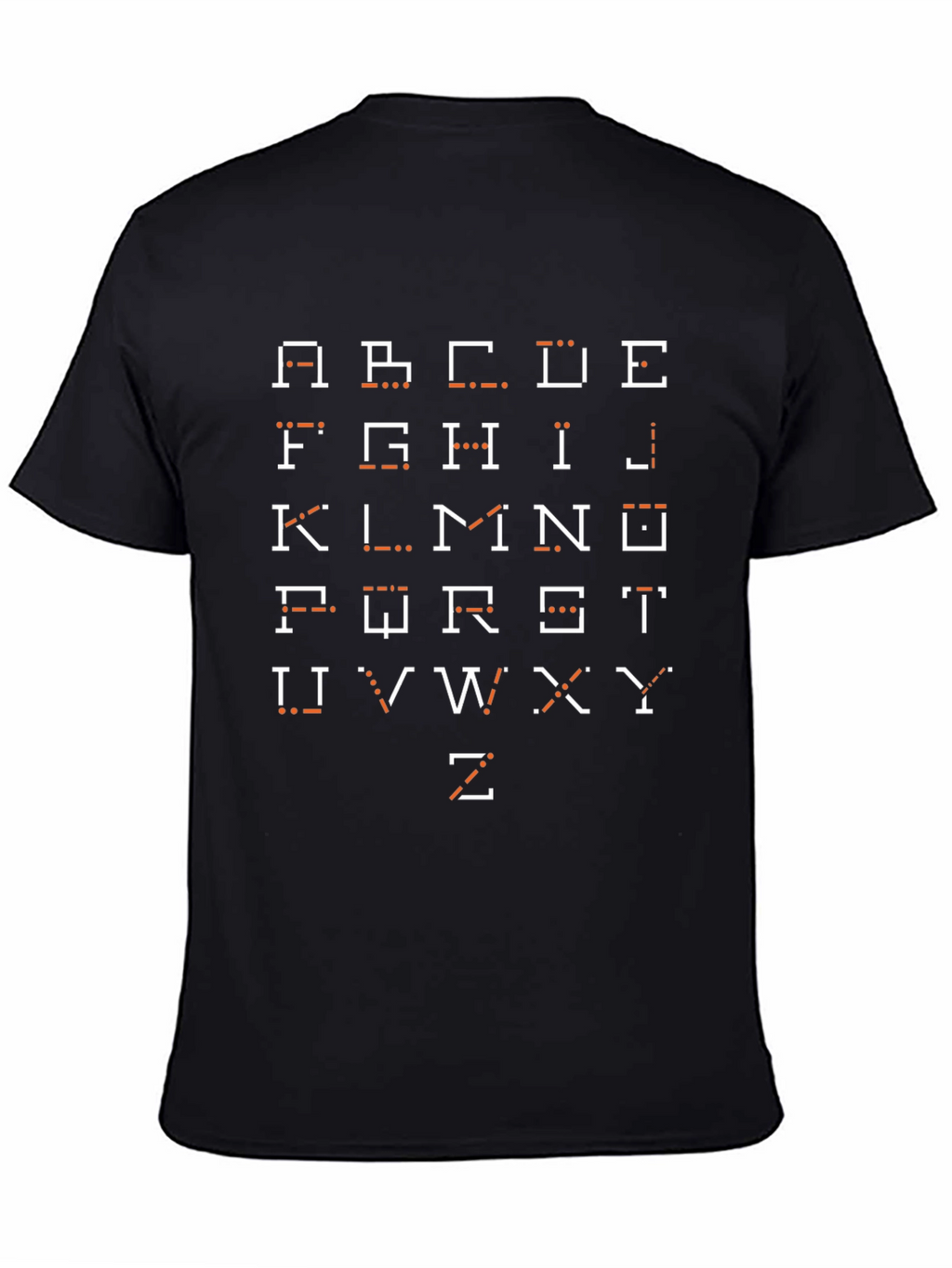 Morse Code Alphabet T-Shirt - Geeky Style