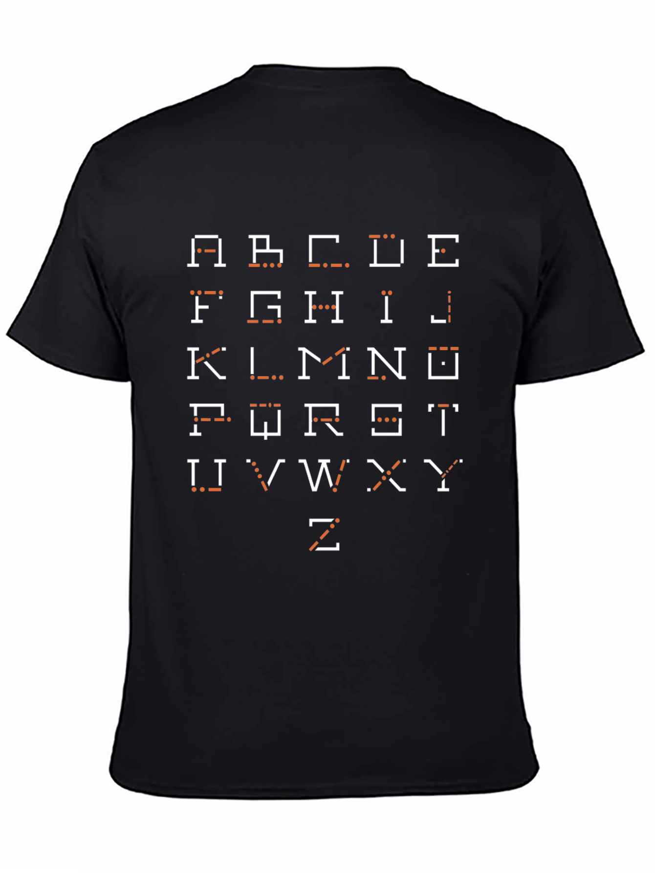 Morse Code Alphabet T-Shirt - Geeky Style