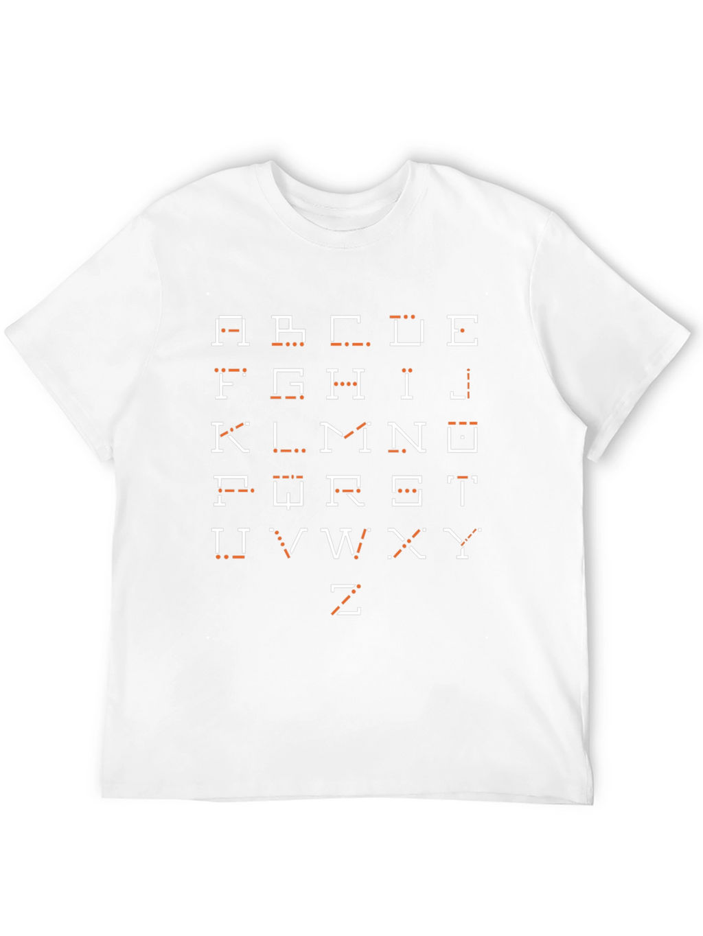 Morse Code Alphabet T-Shirt - Geeky Style