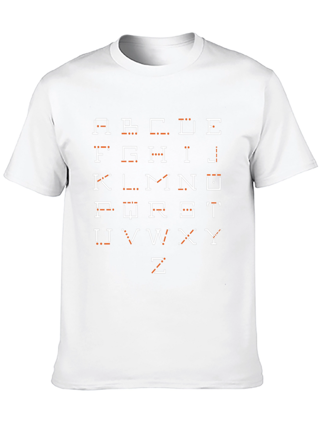 Morse Code Alphabet T-Shirt - Geeky Style