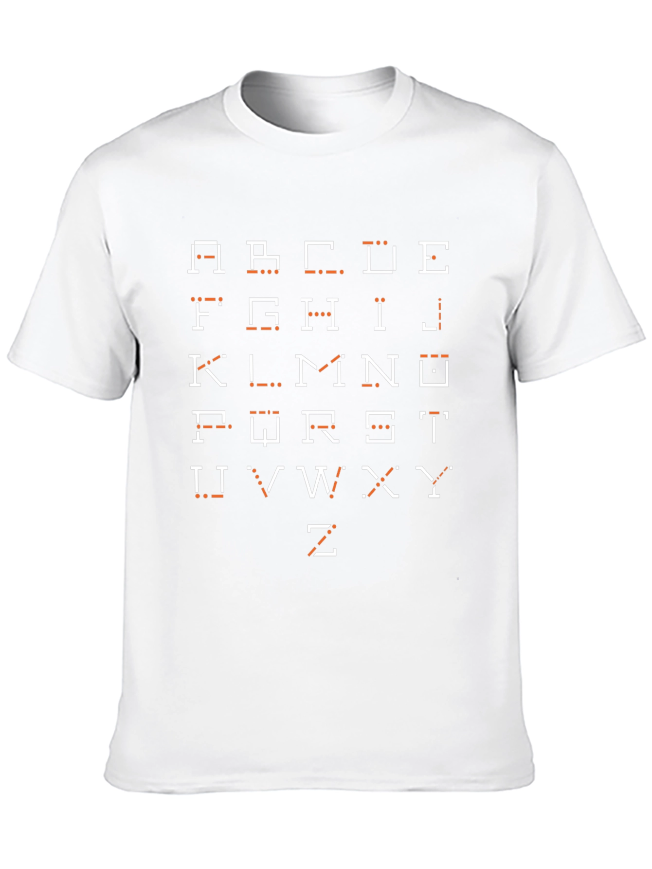 Morse Code Alphabet T-Shirt - Geeky Style