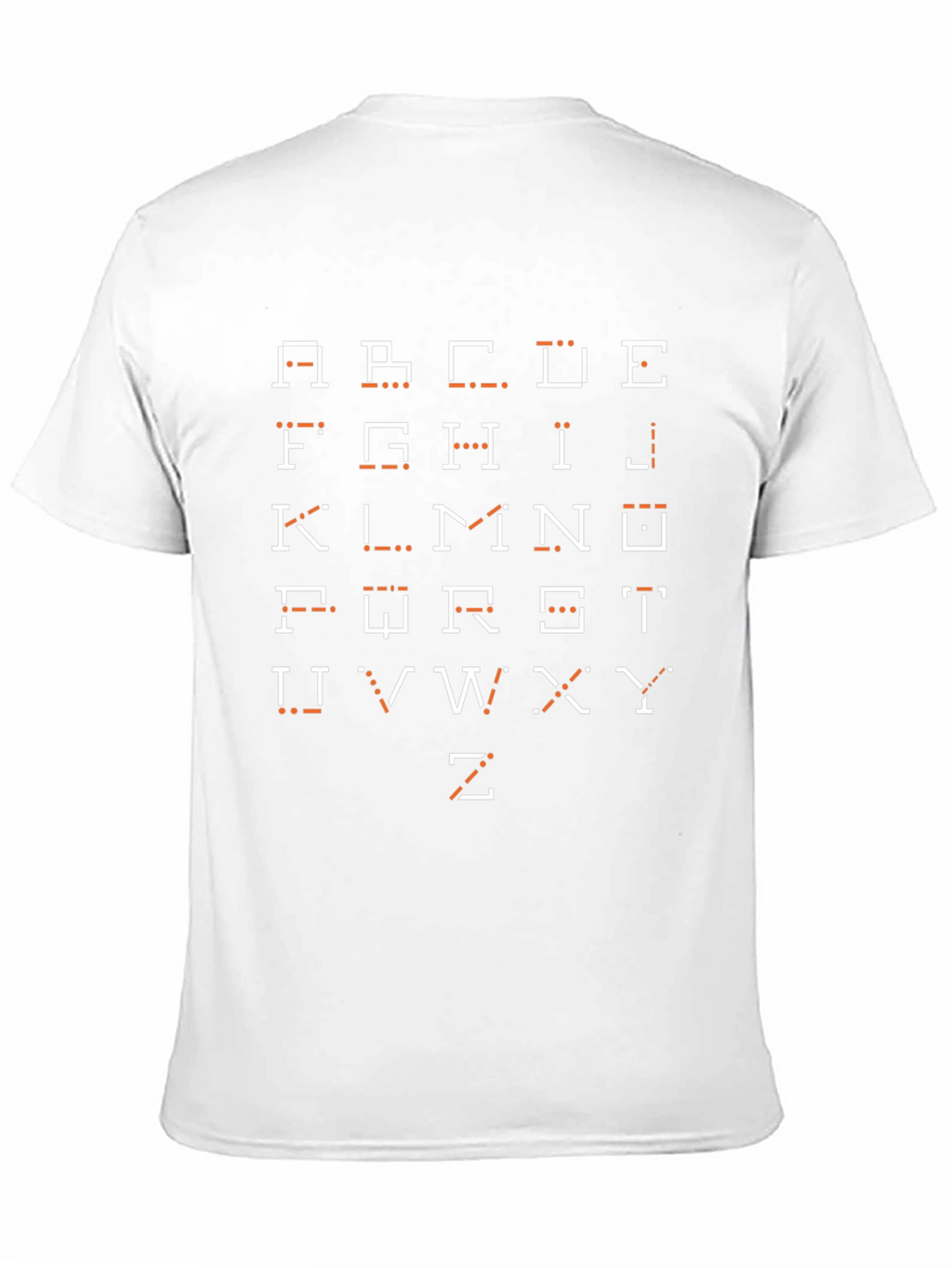 Morse Code Alphabet T-Shirt - Geeky Style