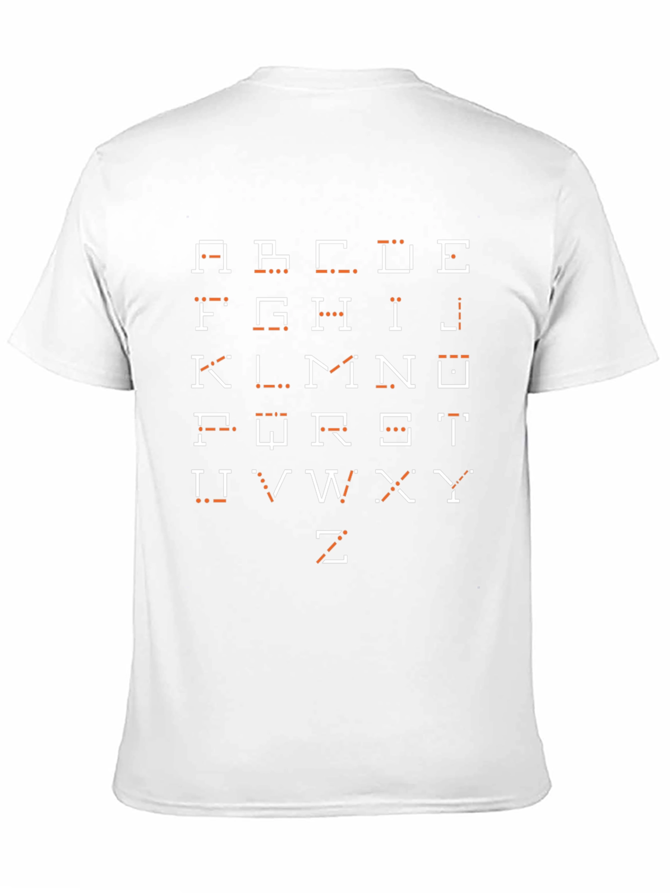 Morse Code Alphabet T-Shirt - Geeky Style