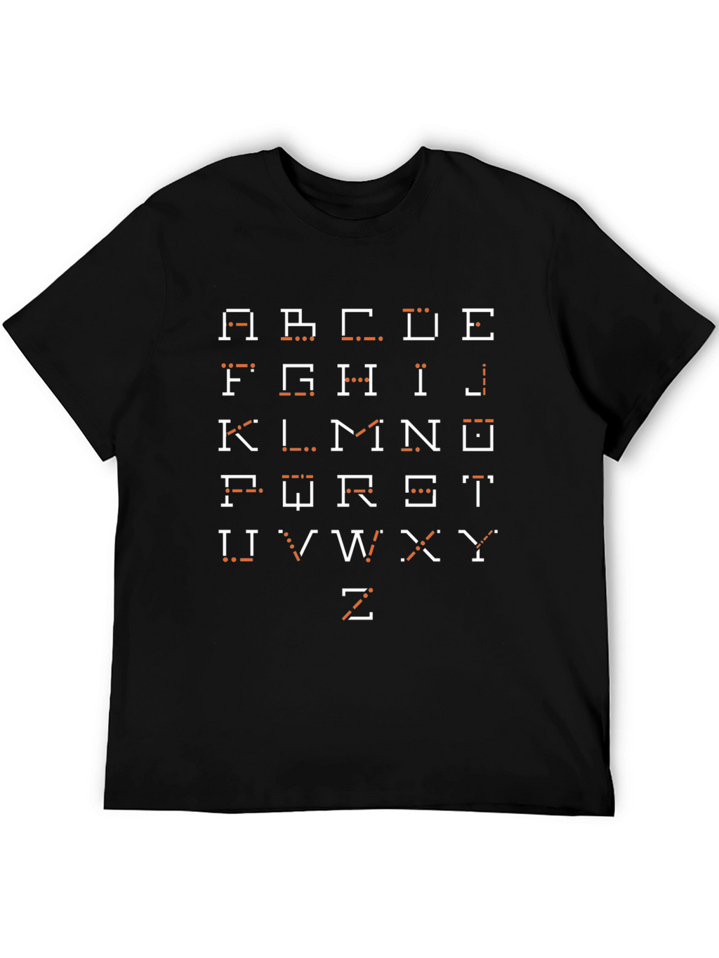 Morse Code Alphabet T-Shirt - Geeky Style
