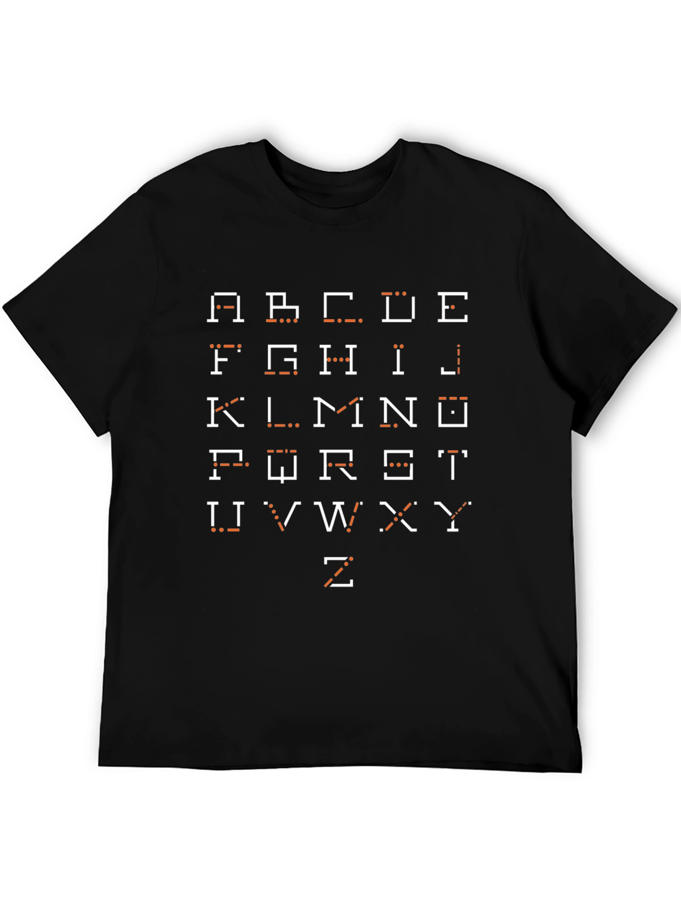 Morse Code Alphabet T-Shirt - Geeky Style