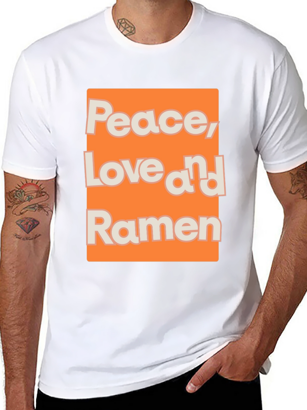 Peace Love Ramen Graphic Tee