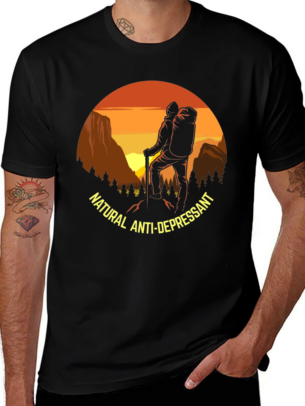 Natural Antidepressant Hiking T-Shirt