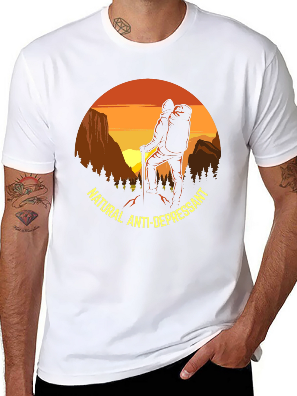 Natural Antidepressant Hiking T-Shirt