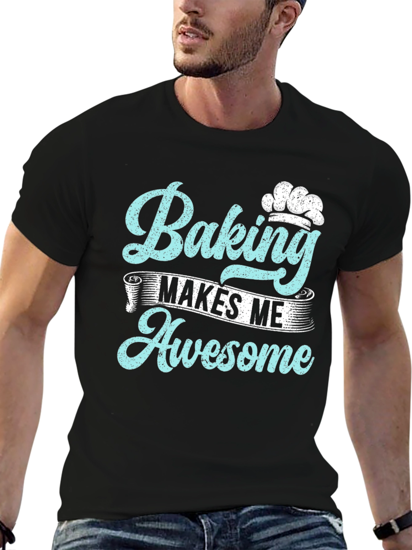 Baking Makes Me Awesome Graphic Tee