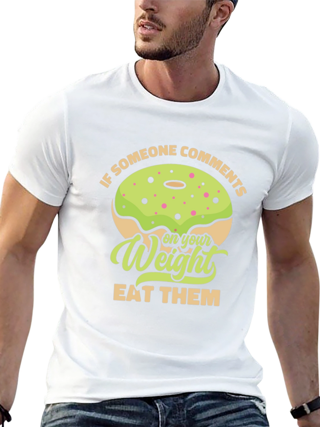 Humorous Eat Them Weight Donut T-Shirt