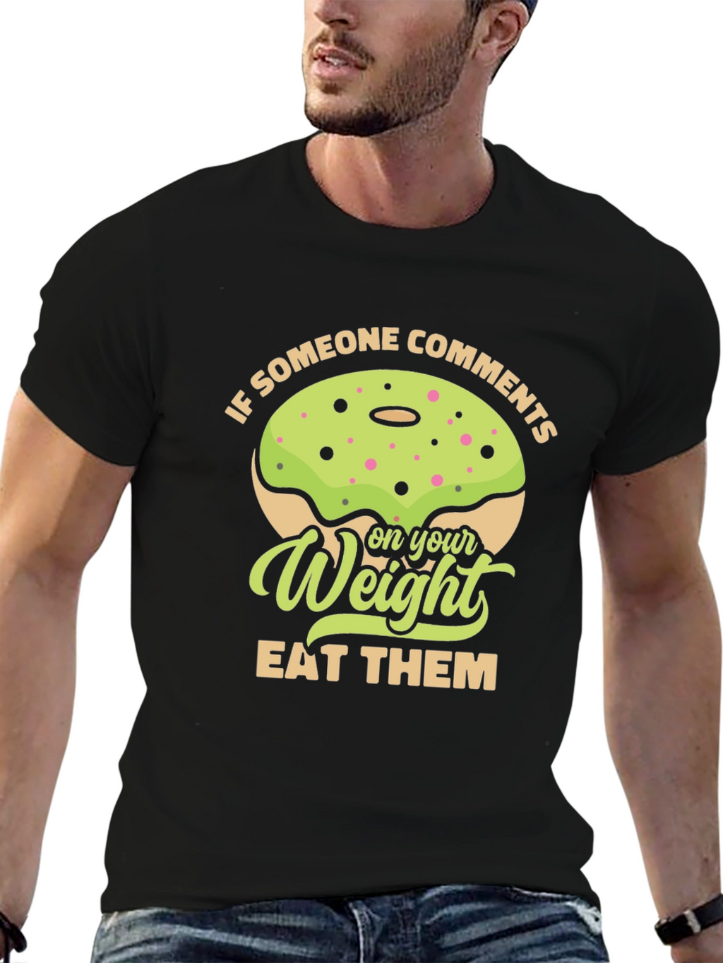 Humorous Eat Them Weight Donut T-Shirt